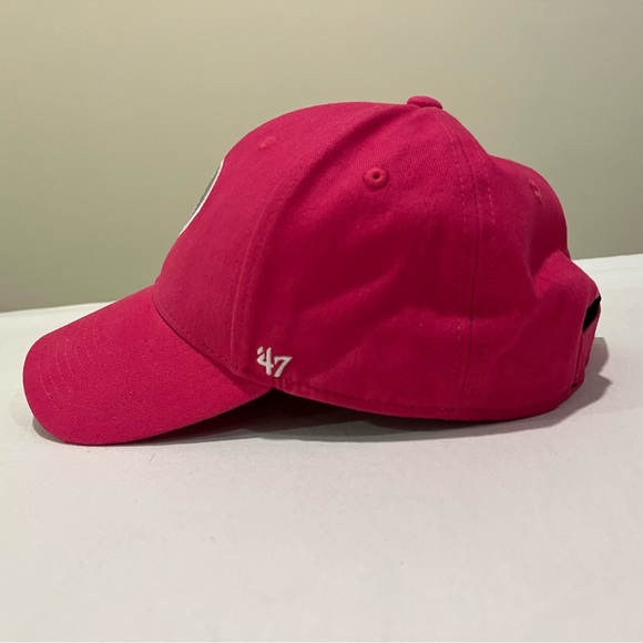 Youth 47 Brand Nantucket Trucker Hat. Dark Pink. Like New. - Picture 4 of 5